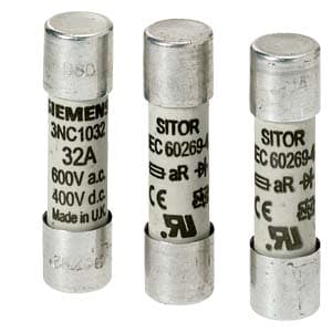 SITOR CYLINDRICAL FUSE LINK AR 63 A, 660 V AC/700 V DC, Siemens, 3NC2263