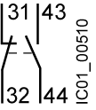 Блок дополнительных контактов Siemens 3TK1910-3A