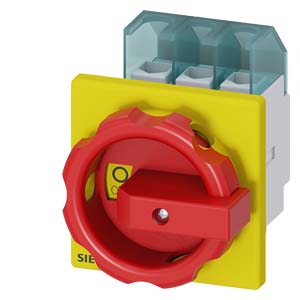 АВАРИЙНЫЙ ГЛАВНЫЙ УПРАВЛЯЮЩИЙ ПЕРЕКЛЮЧАТЕЛЬ 3 ПОЛЮСА IU=32, P/AC-23A AT 400V=11, 5KW, ДЛЯ ФРОНТАЛЬНО
