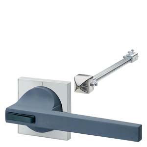 ДВЕРНОЙ ПОВОРОТНЫЙ МЕХАНИЗМ 8UC7 HANDLE TI-GREY/BL.GREEN BASIC МАСКИРУЮЩАЯ РАМКА LIGHT GRAY FOR CIRC