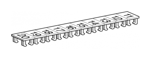 Лента маркировки для клемм Schneider Electric AB1B520
