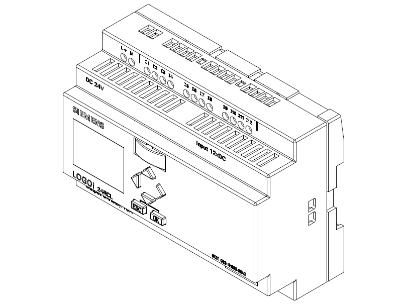 Логический модуль LOGO! 24RCL 6ED1053-1HB00-0BA2 Siemens