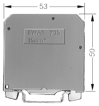 PE-клемма термопластиковая размер 35 Siemens 8WA1011-1PM00