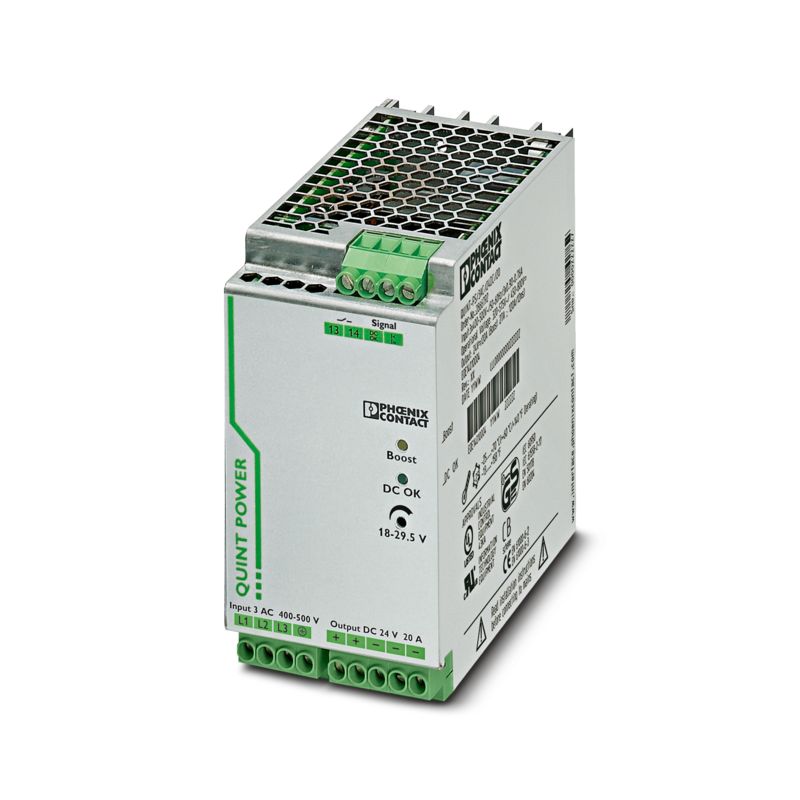 QUINT-PS/3AC/24DC/20/CO Блок пита-ния 20A/24VDC