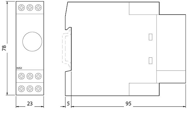 Реле контроля 3UG3501-1AC20 Siemens