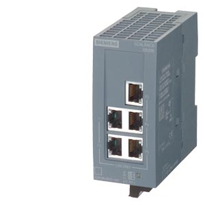 SIMATIC NET, SCALANCE X005, НЕУПРАВЛЯЕМЫЙ IE-КОММУТАТОР НАЧАЛЬНОГО УРОВНЯ, 5 X 10/100МБИТ/С RJ45 POR