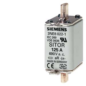 SITOR FUSE LINKS 160A, AC 690V (DIN 43620, SIZE 00)