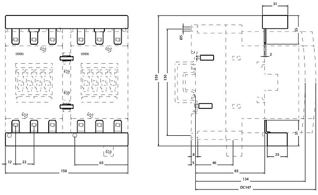 Соединительный набор Siemens 3RA1943-2A