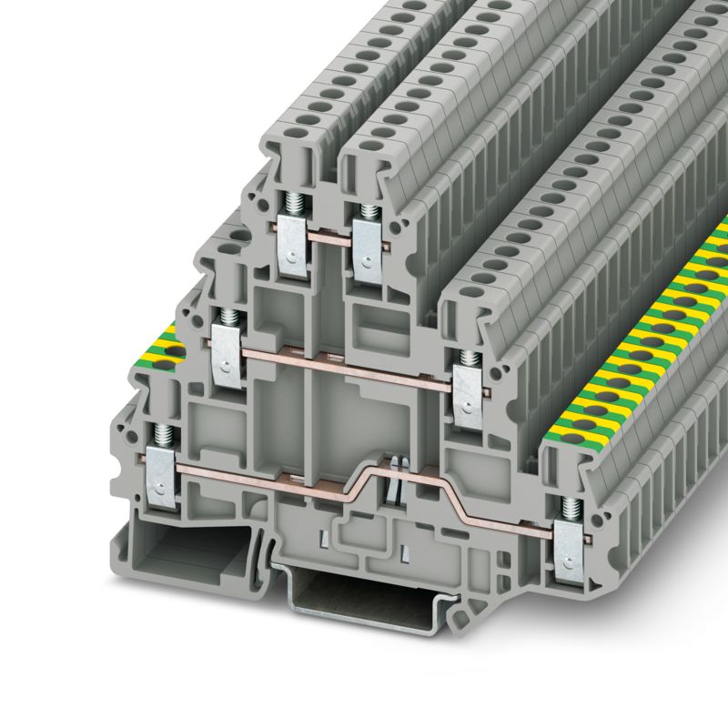 UT 2.5-PE/L/L Клемма 19A/500V/2.5mm2/Серый