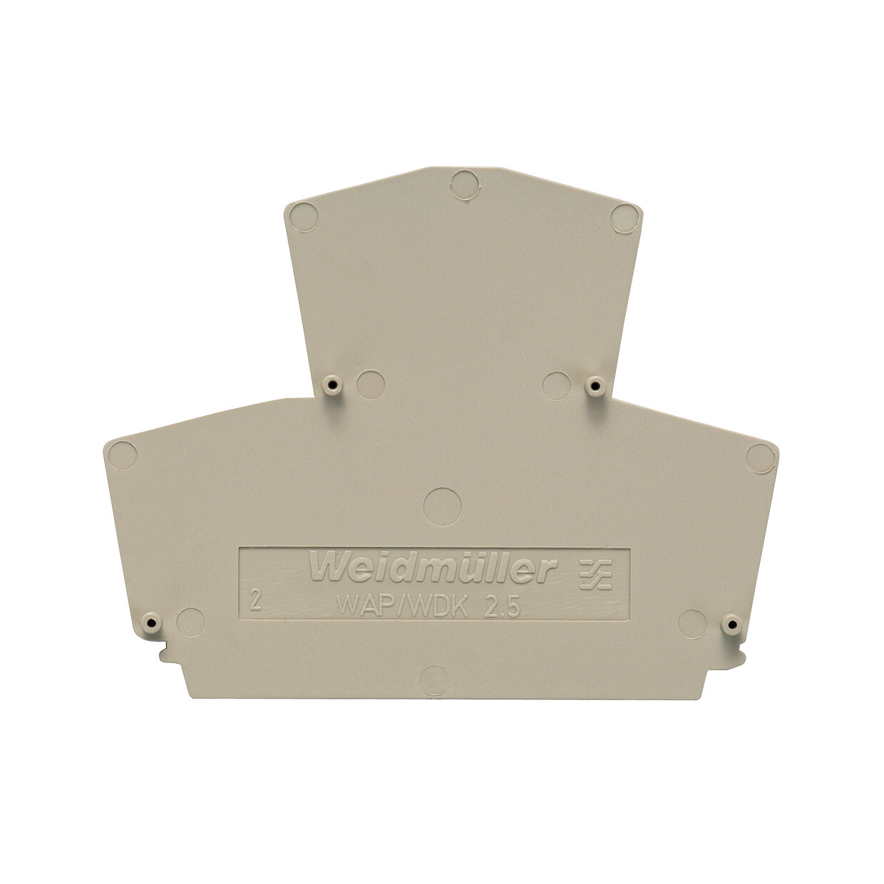 Концевая и промежуточная пластина WAP WDK2.5 Weidmüller 1059100000